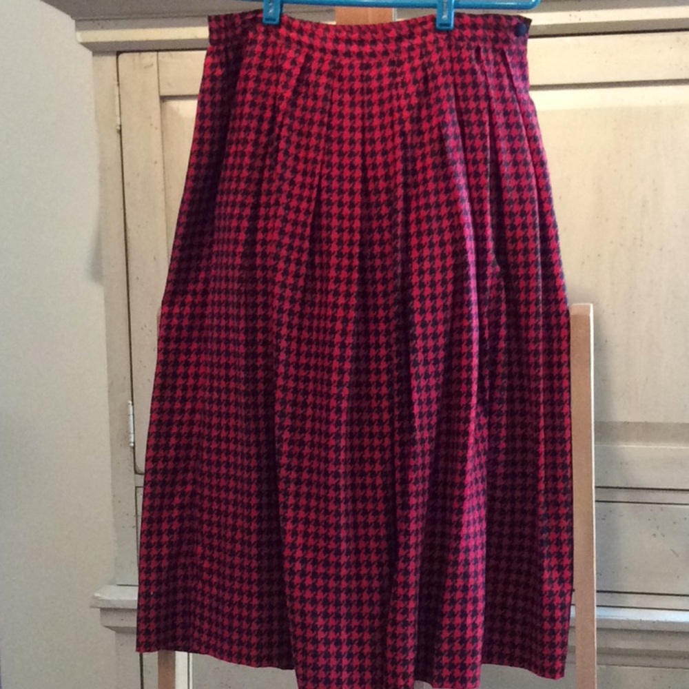 CHAUS HOUNDS TOOTH SKIRT